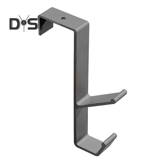 

Дверной крючок для хранения на задней стороне, органайзер, прочный, несущий нагрузку, устойчивый к ржавчине, не деформирующийся, вешалка для хранения всякой всячины серый