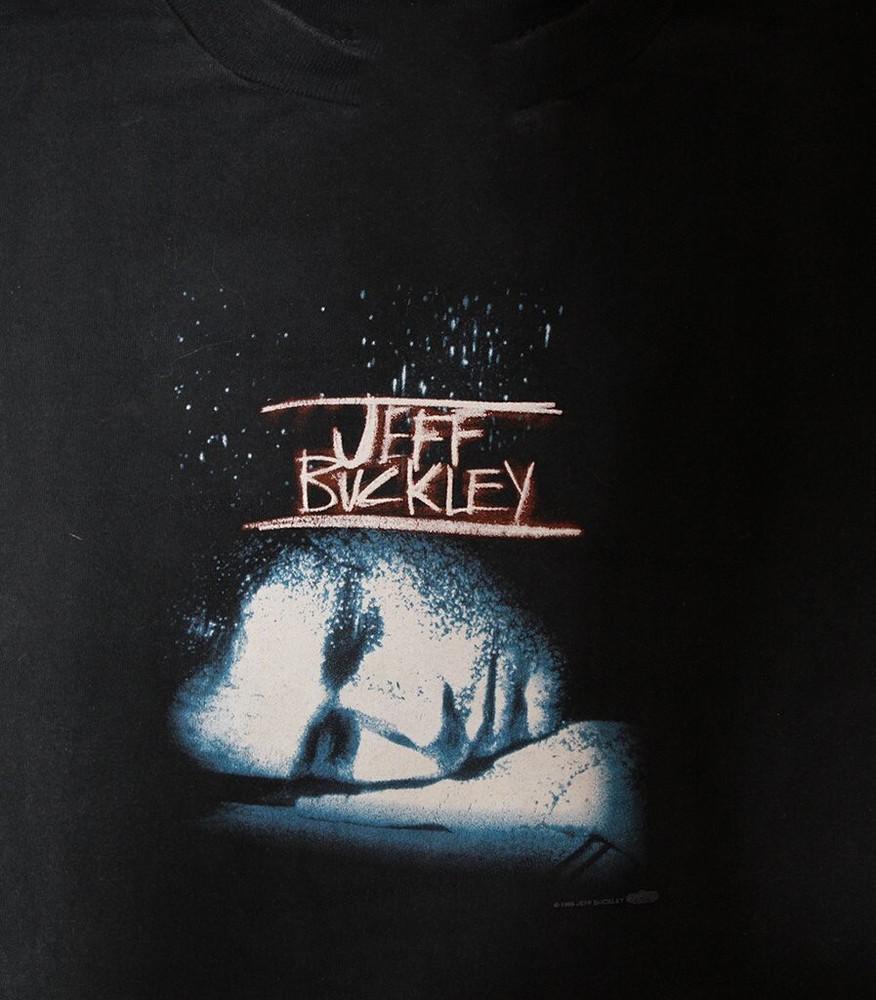 

VINTAGE 90#039;S JEFF BUCKLEY HARD LUCK TOUR Black Men S234XL Tshirt FN658 Unisex T-Shirt XXXL