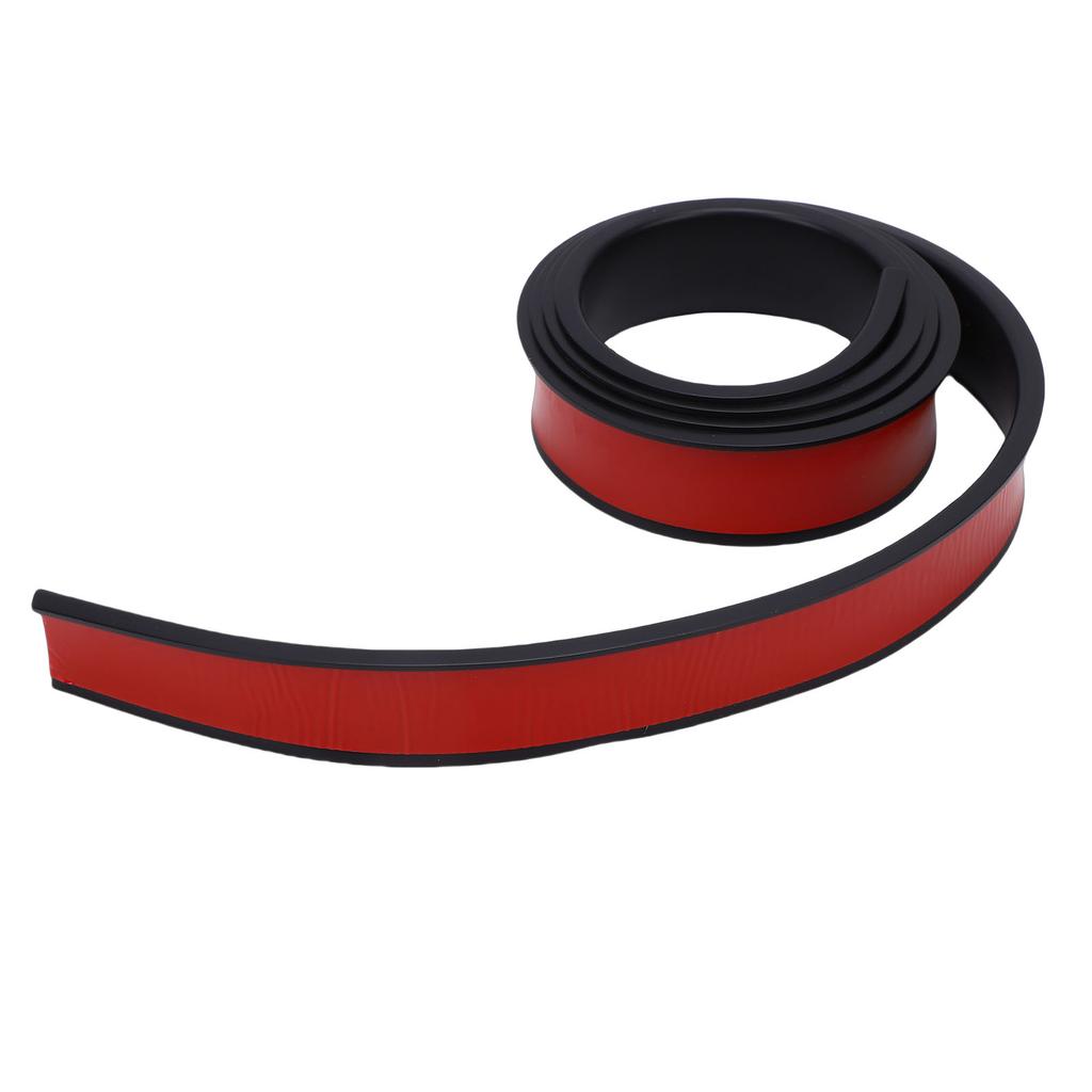Rivestimento Passaruota Auto Motivo Fibra di Carbonio PVC Antigraffio Sopracciglio Ruota Auto Striscia Anticollisione Ruota Piatta Nera 3.8