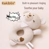 Natural Cotton Baby Rattle Teether Ring - Newborn Soothing Toy
