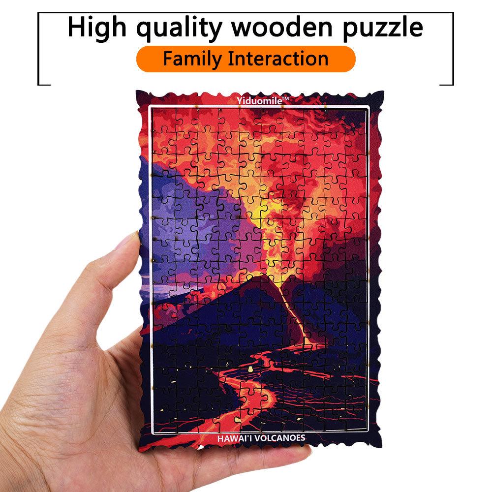 

Hawaii Volcano Jigsaw: Challenging Wooden Puzzle, Perfect Birthday or Holiday Gift