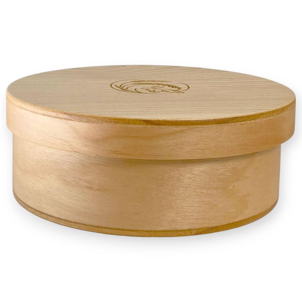 Natural Wood Handmade Rice Microwave and Dishwasher Made In Japan 700ml J-kitchens Container, Safe, (Moon Rabbit)