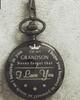 Engraved Retro Quartz Pocket Watch for Son, Husband, Grandpa