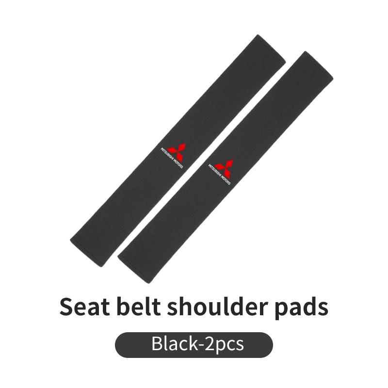 kycp1 For Mitsubishi 40cm Car Suede Seat Belt Shoulder Cover Protective Cover Auto Accessories Outlander Lancer Cross Colt Xpander