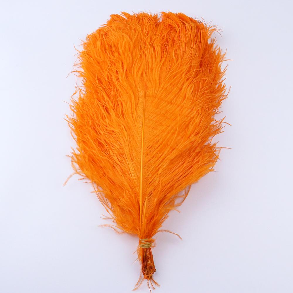 10 Pcs Colorful Ostrich Feather Wedding Table Centerpiece Decoration Plume Real Ostrich Feathers for Carnival Support 15-50 CM