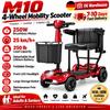 Precio de Fábrica al por Mayor OEM ODM M10 Personalizado 4 Ruedas Pequeño Patinete Eléctrico Moped de Viaje Eléctrico para Adultos Movilidad Inteligente para Personas Mayores Mini Patinete