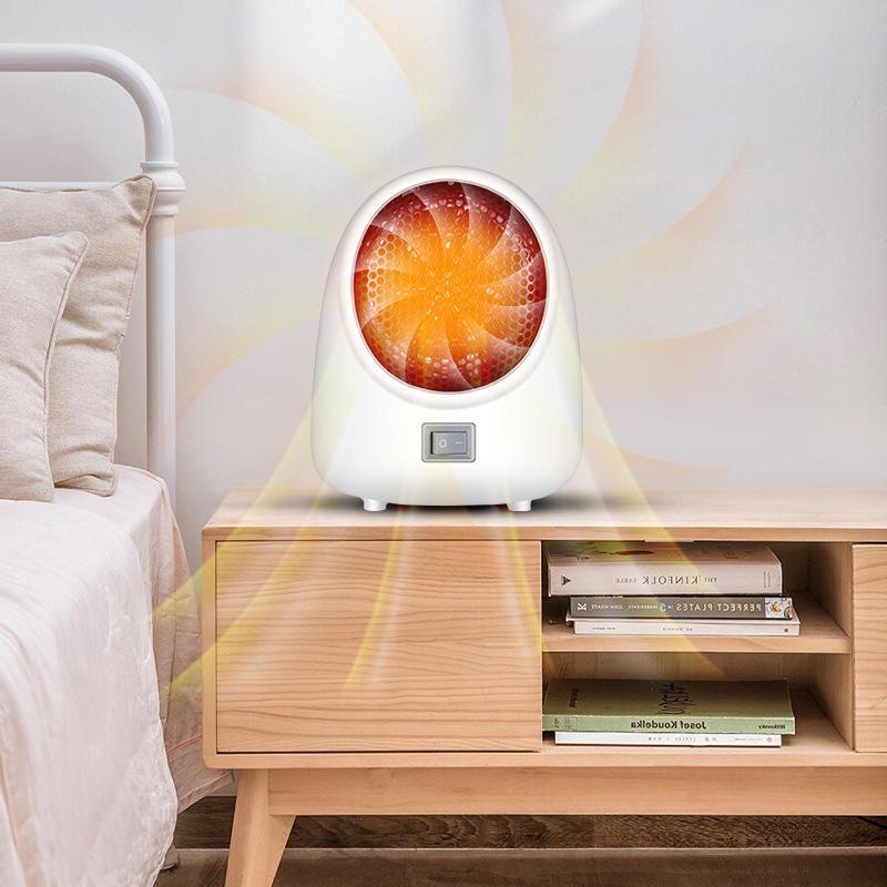 Compact 110V Touchscreen Electric Heater for Quick Desk and Home Use