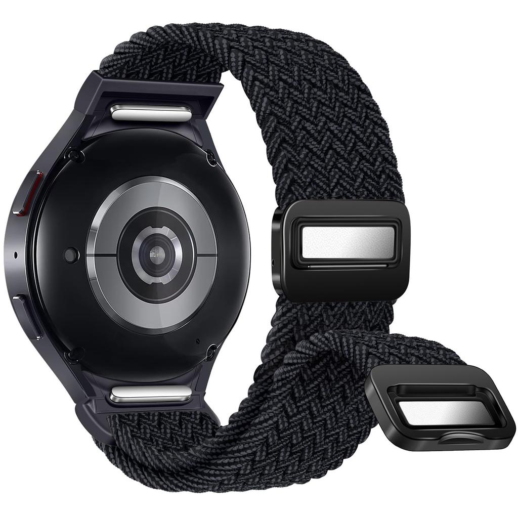 No Gaps Braided Band For Samsung Galaxy Watch 7 6 5 4 Classic 47mm 44mm 40mm/5 Pro Magnetic Bracelet Correa Galaxy Watch6 Strap