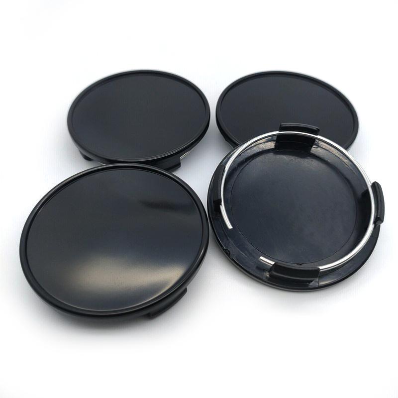 4pcs 65mm 61mm 60mm Wheel Rim Center Hub Cap Cover Universal for Car Styling Rims Trucks Silver/ Black