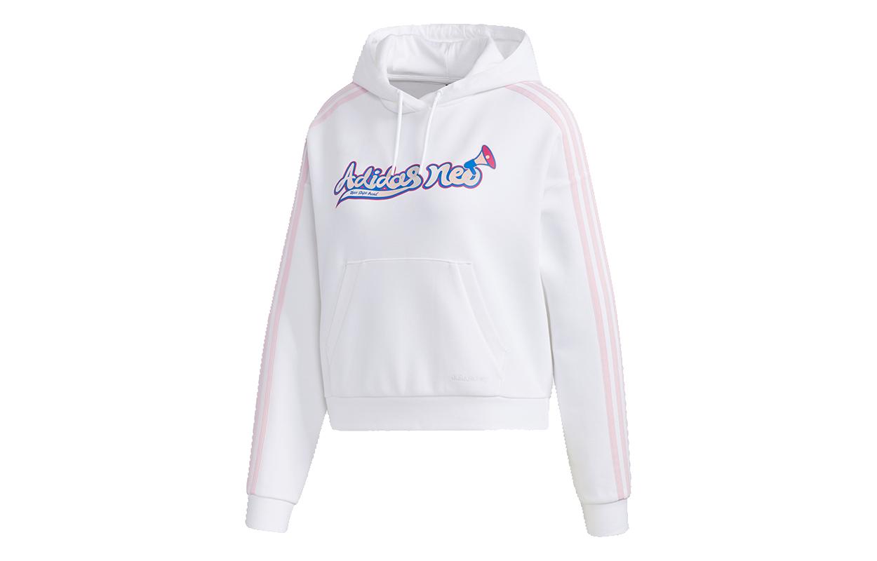 Adidas Neo Sweatshirts Women s White Hooded Moderate Regular GP5864 XL