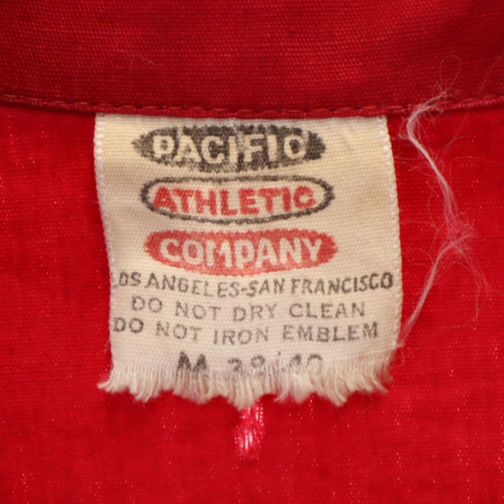 PACIFIC ATHLETIC COMPANY 70s vintage Long sleeve Blouson M Red Men's Used