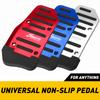 2Pcs Universal Car Foot Pedal Modified Brake Anti-Slip Aluminum Car Pedal Cover Set Kit Pedali Red/Blue/Silver Car Accessories