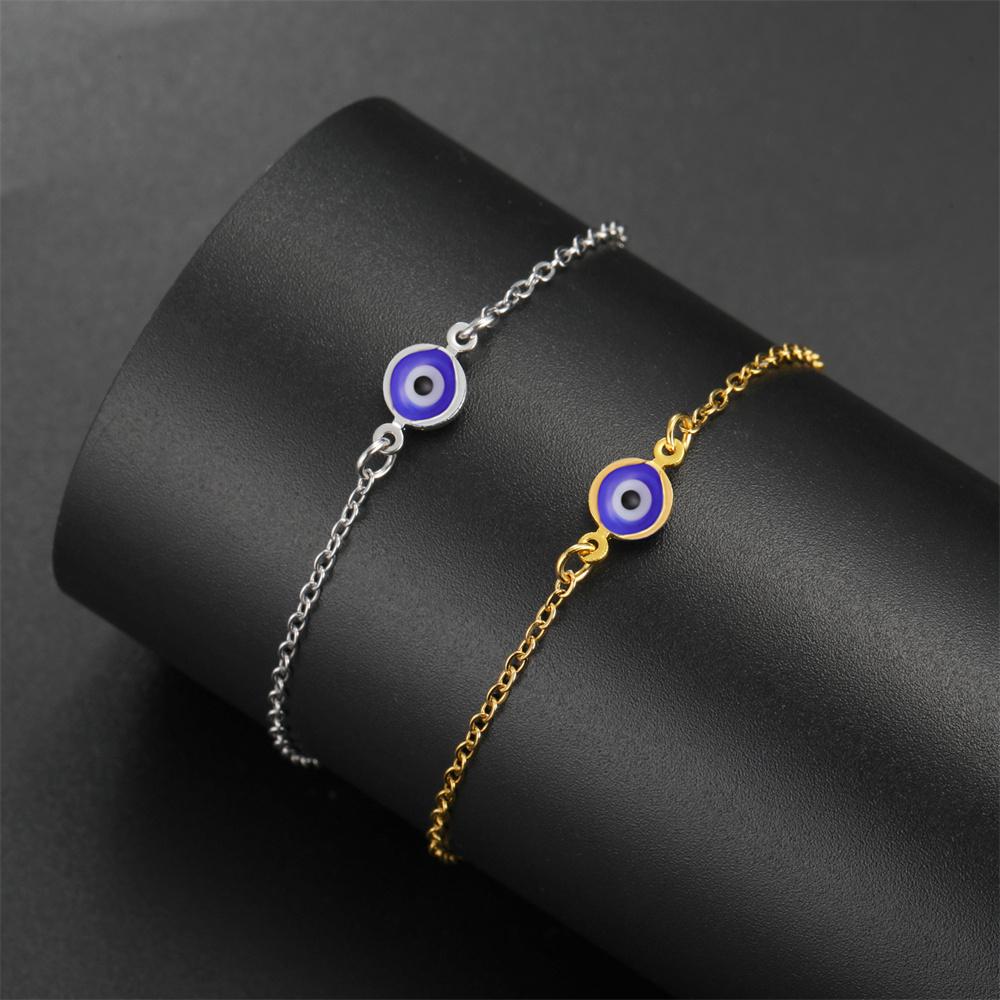 My Shape Italian Horn Charm Necklace Stainless Steel Pendants Chain for Women Eyes Charms Lucky Amulet Talisman Italian Jewelry