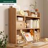 Chang Baosen 3-Tier Solid Wood Desktop Bookshelf
