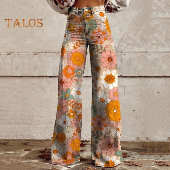 Pantalon décontracté à jambes larges pour femmes avec poches, coupe ample, fermeture éclair à boutons, tissu respirant, lavable, ne se décolore pas, pantalon droit, streetwear