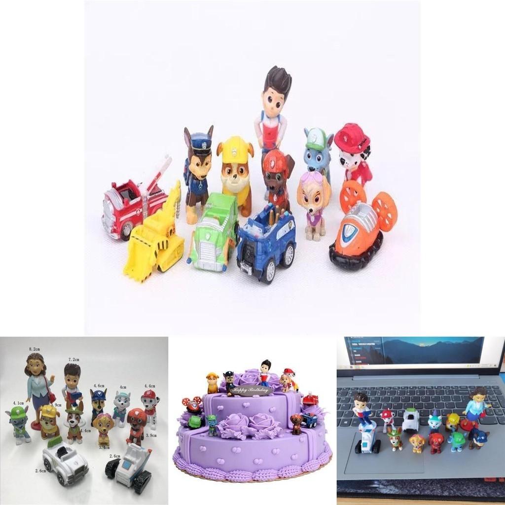 Adorable Paw Patrol Puppy Car Toy Set For Boys 12pcs Action Figure Collection