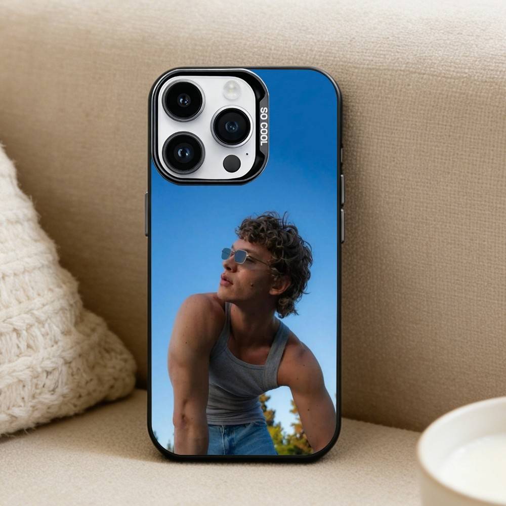 C-Connor S-Storrie Handyhülle Für iPhone17, 16,15,14,13,12 Pro Max Schwarz Candy Matt Stoßfeste Hülle
