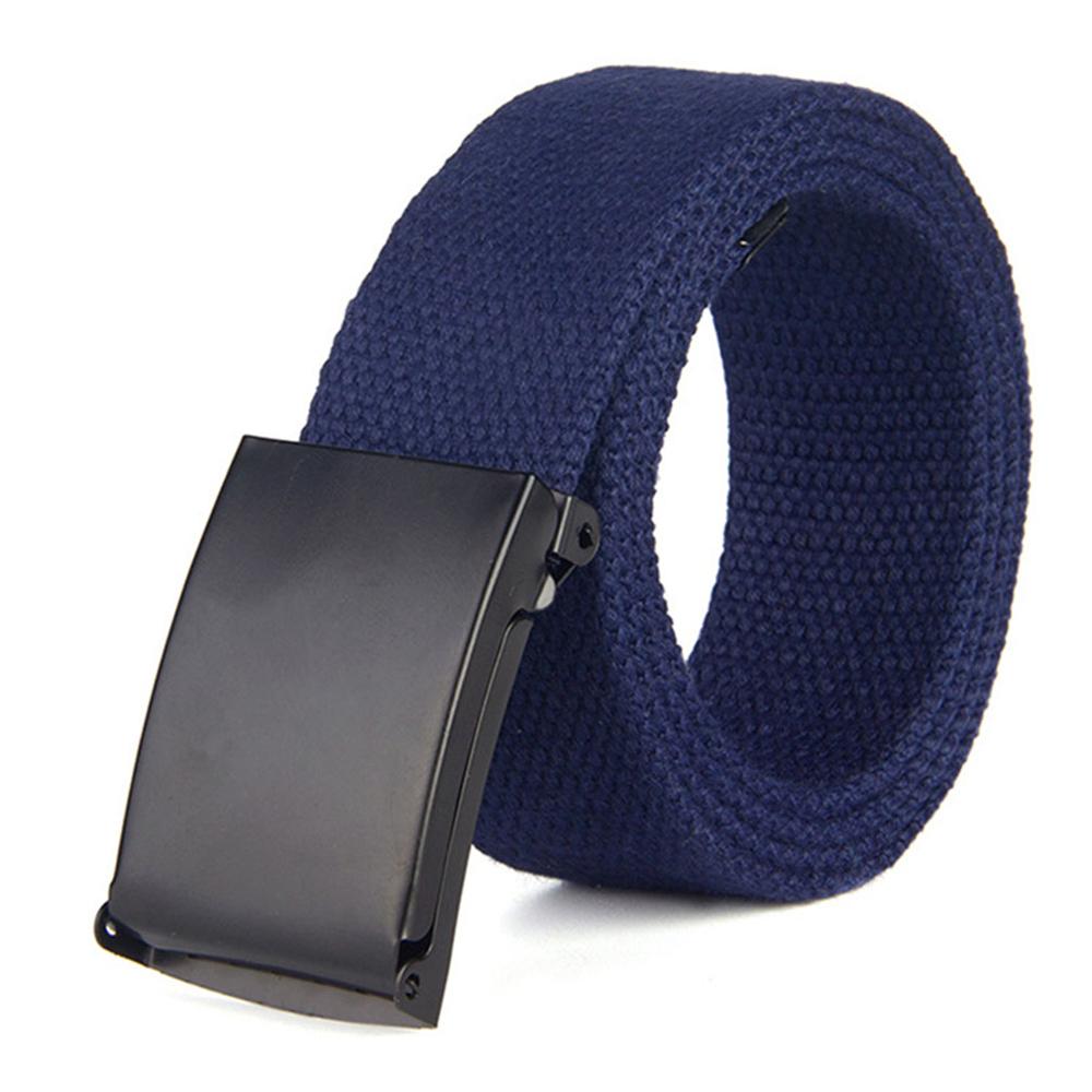 Men Belt Unisex Waist Belt Jeans Male Casual Luxury Canvas Webbing Waistband Ceinture Femme