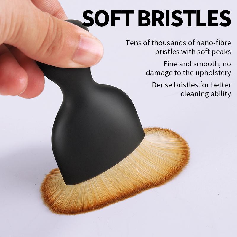 1-4 Pcs Car Interior Dust Sweeping Soft Brush Car Vent Cleaning Brush with Casing Crevice Dusting Cleaning Tool Car Detailing