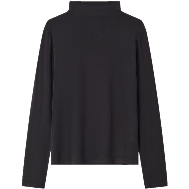 Semir Women s Thermal Mock Neck Slimming Long Sleeve Base Layer Top L