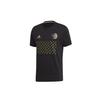 T Shirts Men's Black Crew Neck Moderate Straight Fit FI0714