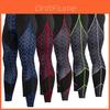 Men's Printed Spliced Fitness Pants Quick-drying Milk Silk Fabric Animal Pattern Suitable For All Seasons