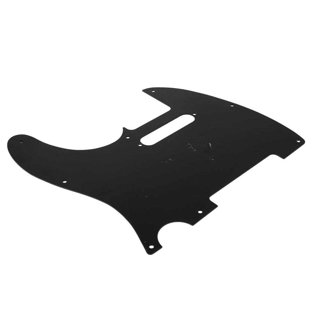 Electric Guitar Pickguard High Strength Scratch Proof Aluminum Alloy Front Guitar Guard Plate Black