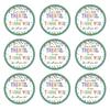 10 Sheets/Set Of 120Pcs Letter Baking Diy Stickers Sealing Stickers Party Gift Decoration Labels