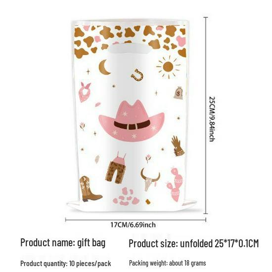 Pink Western Cowboy Party Plates - Children s Birthday Decorations & Party Supplies