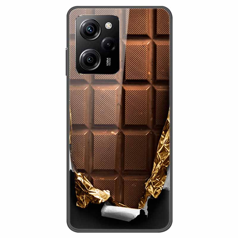 Tempered Glass Case for Xiaomi Poco X5 Pro / PocoX5 Cover Hard Shockproof Cases for Xiaomi Poco X5 5G 6.67'' Funda Coque Case