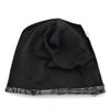 Spring and Autumn Thin Letter Stacking Hat Women's Big Head Circumference Knitted Pullover Cold Hat Couple Casual Versatile Tide