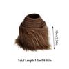 1.5M Sewing Costume Shoes Faux Fur Ribbon Tapes Sewing Fluffy Trim Fabric Plush Fur Stripe