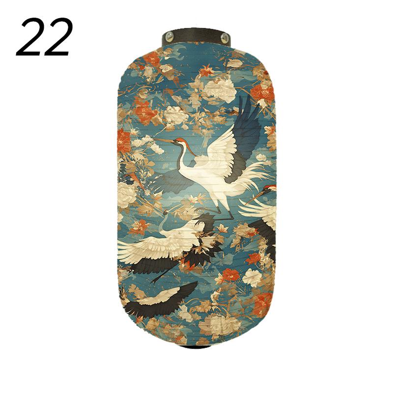 Japanese Style Traditional Cloth Lantern Crane Izakaya Sushi Restaurant Decor Signboard Party Festival Outdoor Decor Lantern