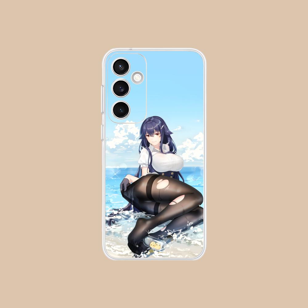Azur Lane Azuma Mobile Phone Case for Samsung Galaxy S25 S24 S23 S22 S21Plus FE Ultra Clear Colour Protective Smartphone Luxury