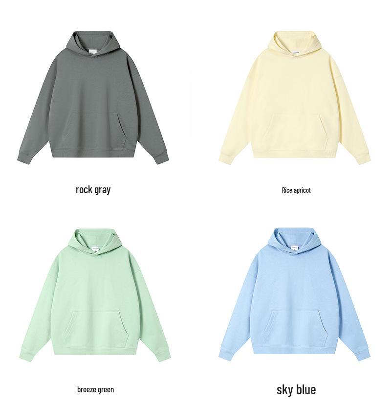 Men's & Women's Autumn/Winter 380g Combed Cotton Heavyweight Drop Shoulder Hoodie