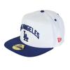 New Era 59FIFTY Side Patch LA Size 7 DOD PACK LOSDOD WHI NER36C2518 Cap, MLB, White/Dark Royal, 5/8, 5950AF, SP, DROY, 14388819,
