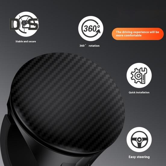 Steering Wheel Booster for Car Anti-Slip 360-degree Rotation Knob Universal Steering Wheel Spinner for Cars Trucks Boats Tractors