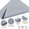 SW 1PC Wave Groove Drain Silicone Pad Multi Functional Draining Mat Kitchen Tableware Anti Slip Drying Mat Heat Insulation Pad