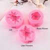 Silicone world Lilac Rose Lily Fondant Silicone Molds Handmade Soap Gypsum Cake Decorating Diy Chocolate Baking Tools 3D Mold