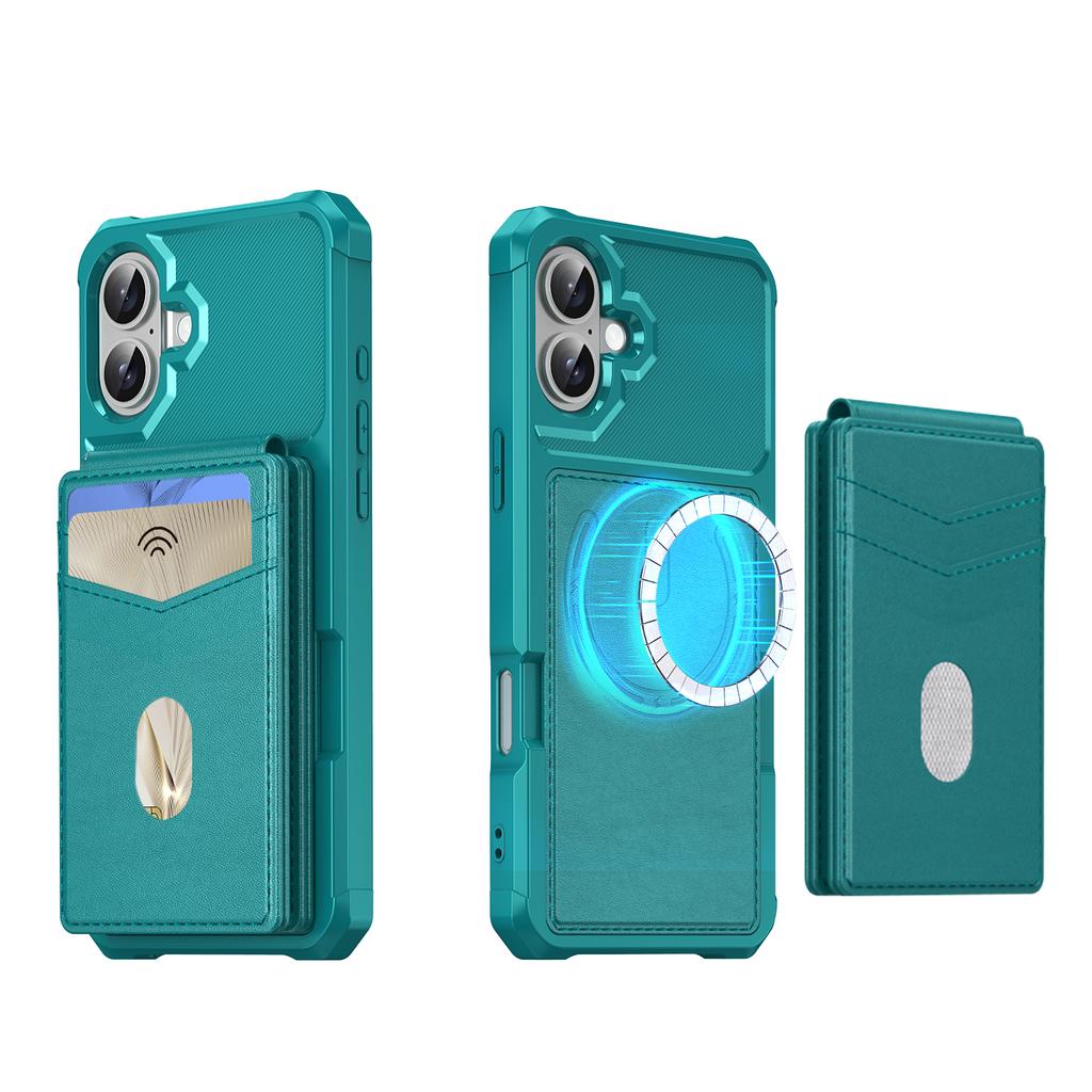 For iPhone 17 Pro Magnetic Phone Case Liquid Silicone PC Protective Back Cover Compatible with