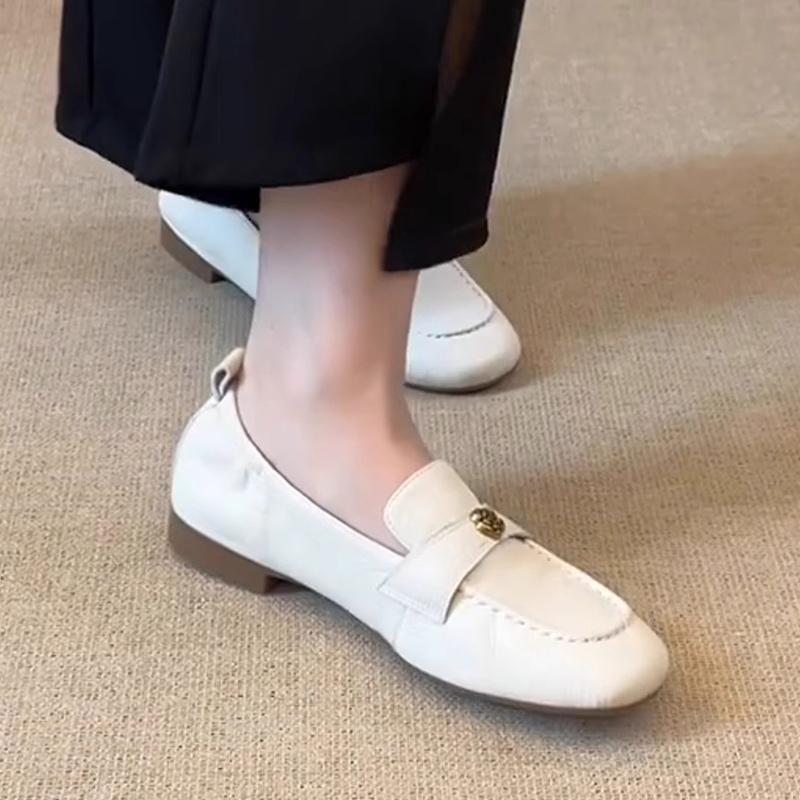 Fashion Women Flats Loafers Shoes Summer Sandals Casual Sport Shoes Woman 2025 Brand Soft Leather Shoes Shallow Work Zapatos De Mujer