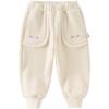 DAVE&BELLA Girls' Fleece-Lined Knit Jogger Pants