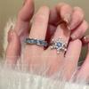 Zircon Snowflake Ring - A Unique and Stylish Ring for The Little Fingers, Suitable for All Occasions, High-end and Adjustable Finger Ring.
