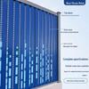 Wuxi Blue-Gray Perforated Galvanized Steel Guardrail for Construction Sites