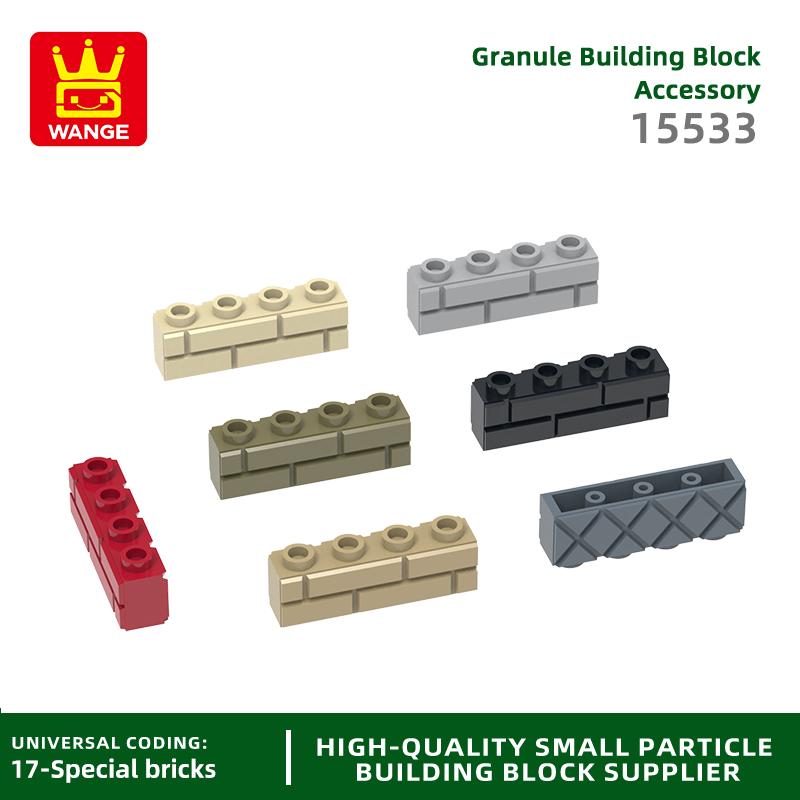 Wucifang Bags Unisex Kids 70Pcs / Lot 15533 Thick 1X4 Wall Buildingblocks My Own Creation Do-It-Yourself Construction Add-Ons Fitting Including Brick Children Playthings