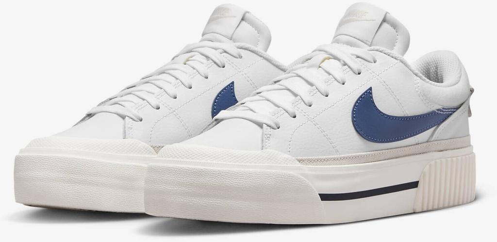 Nike Court Legacy Lift Women's Sneakers (DM7590) White/light Hazel Brown/sail/diffuse Blue