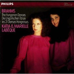 CD KATIA LABEQUE MARIELLE LABEQUE  Brahms Die Ungarischen Tanze 4164592 PHILIPS 1981 Germany Classical Used