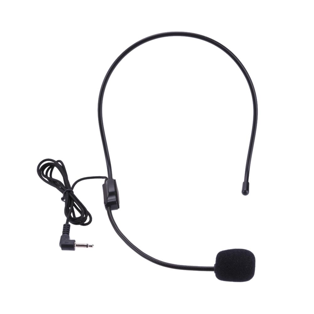

3.5mm Plug Guide Lecture Speech Headset Mic Head-mounted Portable Guide Lecture Speech Microphone Over Head for Teaching Meeting
