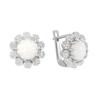 Silver Earrings with Opal 1.875ct (2084433)