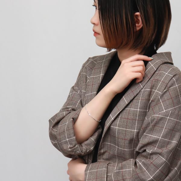 Gin No Silver 925 Venetian Chain For Adults [Shinjuku Kura] Chain, Approx. 1.4mm Wide, 17cm, Bracelet, Only, Beautiful, Elegant,